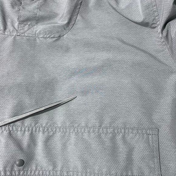 Herschel Jacket Men Medium‎ Gray Voyage Anorack Windbreaker Compact - Picture 13 of 14